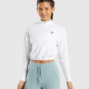 Gymshark Training Pippa Pullover - White, Medium